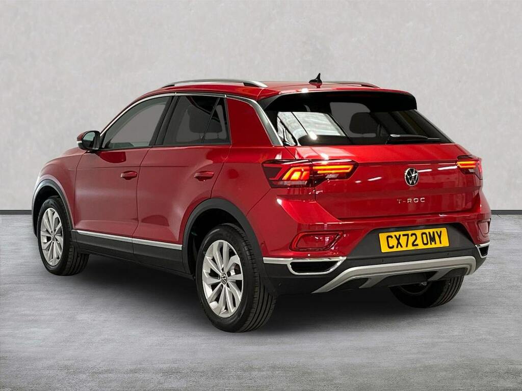 Volkswagen T-Roc 1.5 Tsi Style Suv Dsg Euro 6 Ss 150 CX72OMY Red #2