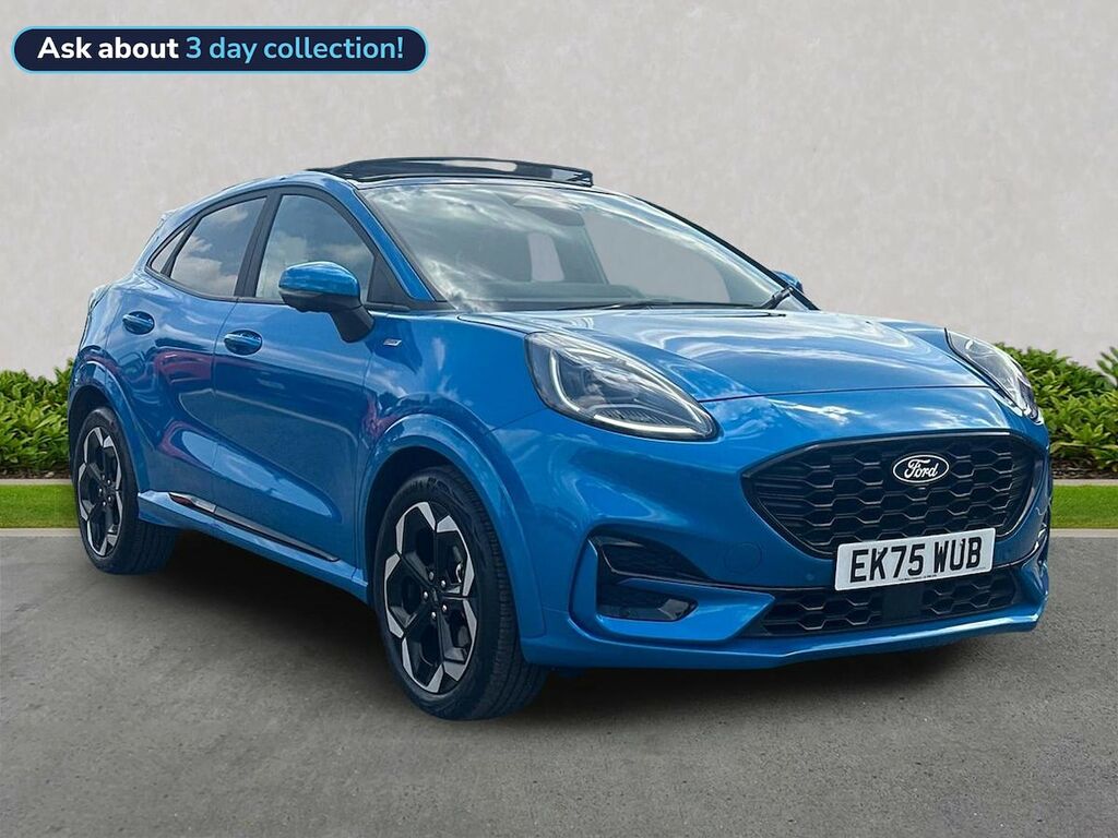 Ford Puma 1.0T Ecoboost Mhev St-line X Suv Hybrid EK75WUB Blue