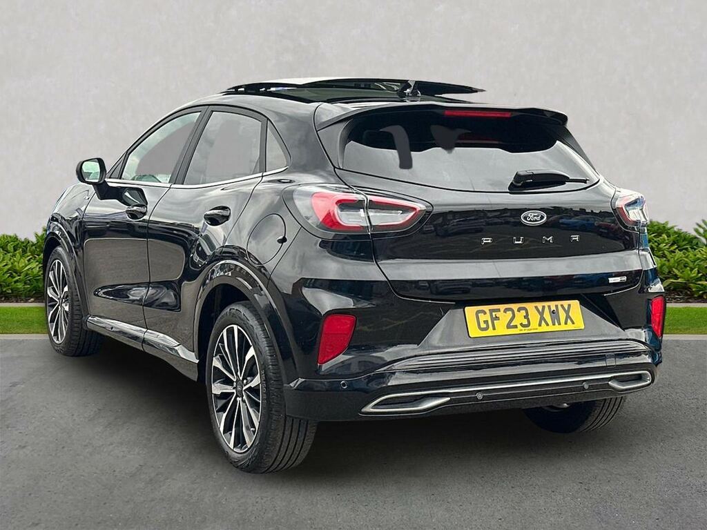 Ford Puma 1.0T Ecoboost Mhev St-line Vignale Suv GF23XWX Black #2