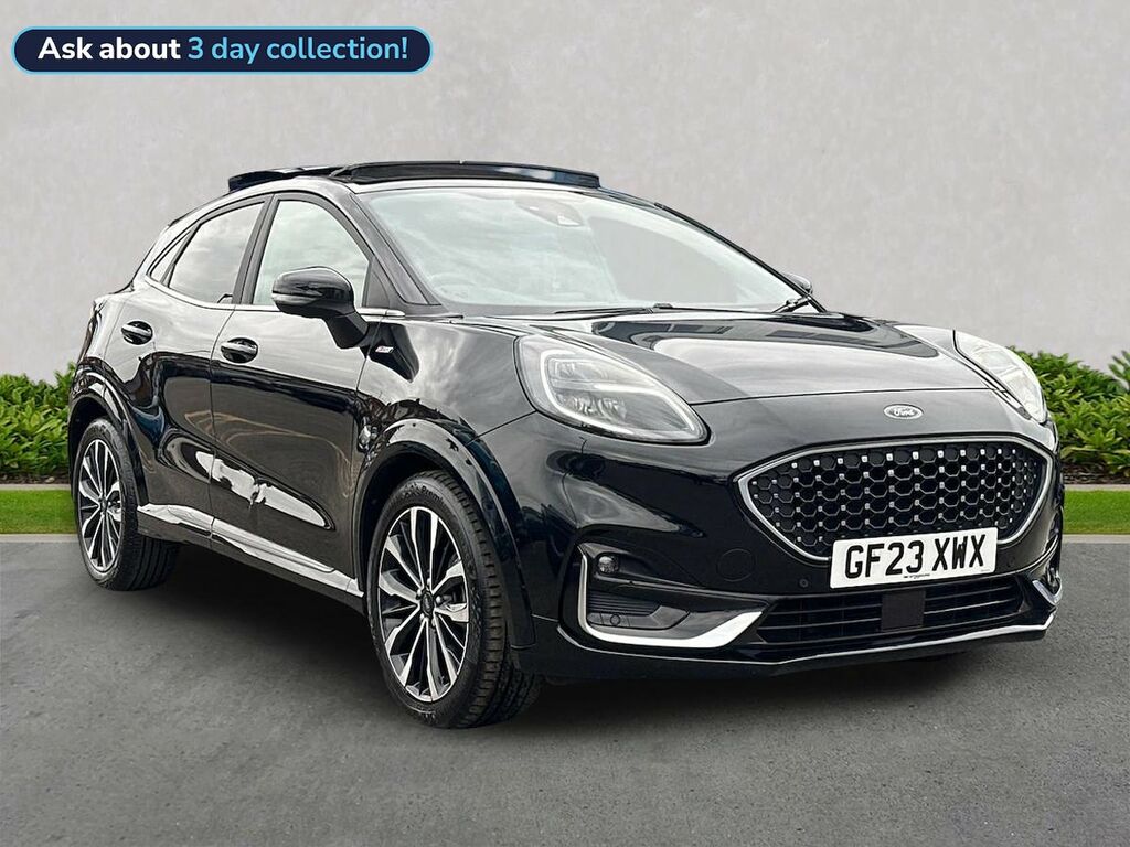 Ford Puma 1.0T Ecoboost Mhev St-line Vignale Suv GF23XWX Black