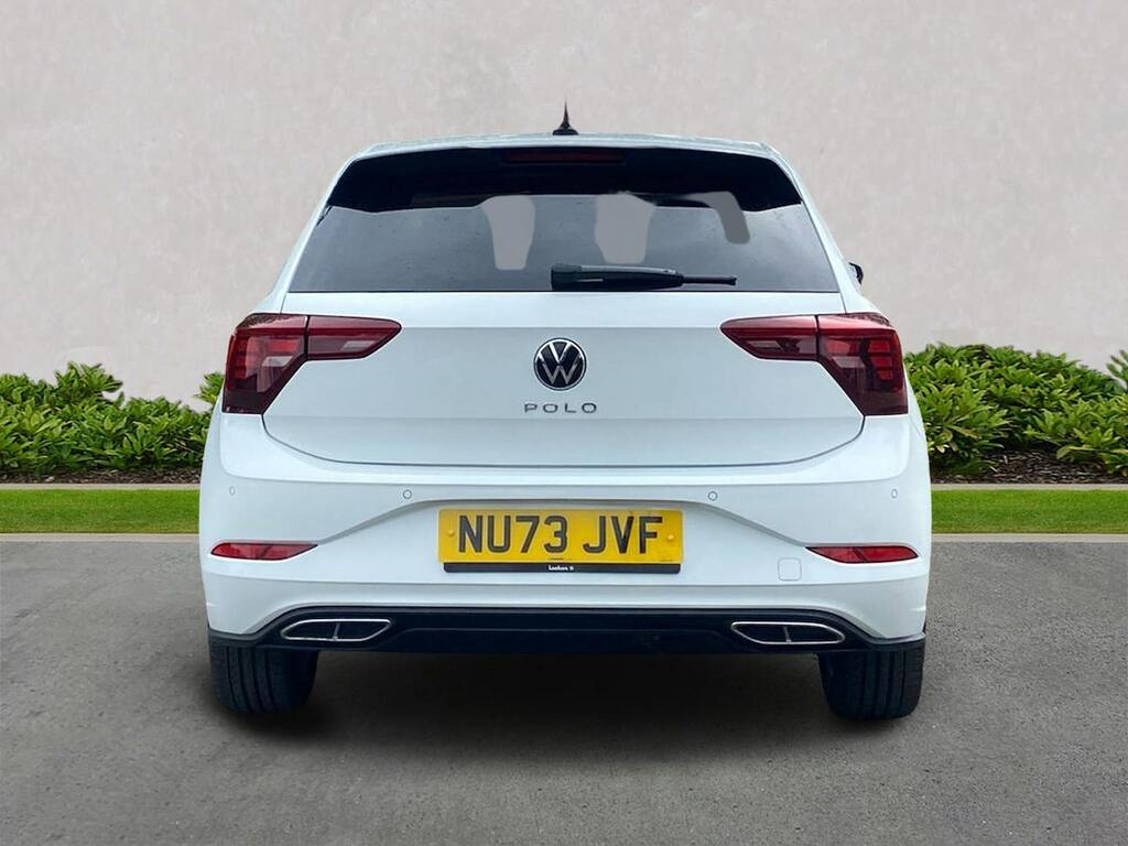 Volkswagen Polo 1.0 Tsi R-line NU73JVF White #4