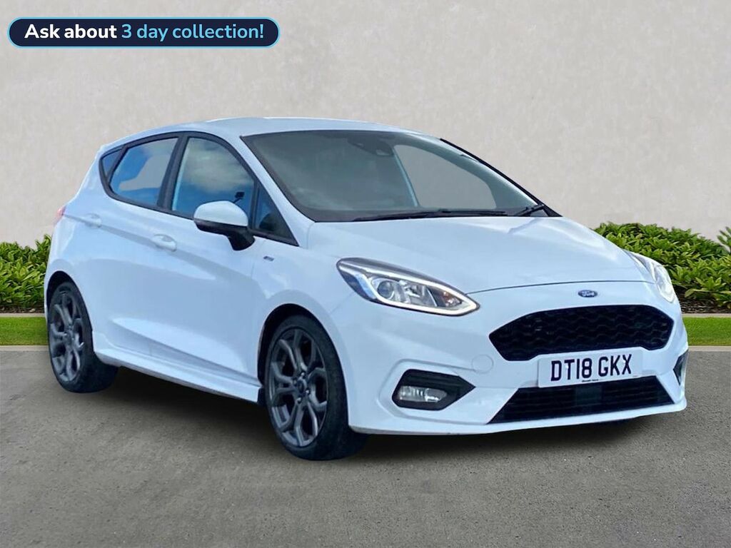 Ford Fiesta 1.0T Ecoboost St-line Hatchback White