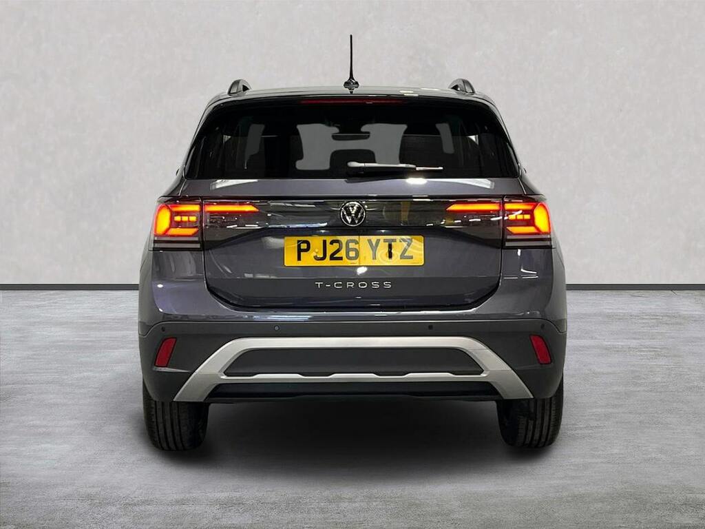 Volkswagen T-Cross 1.0 Tsi Match Suv Dsg Euro 6 Ss 115 PJ26YTZ Grey #4