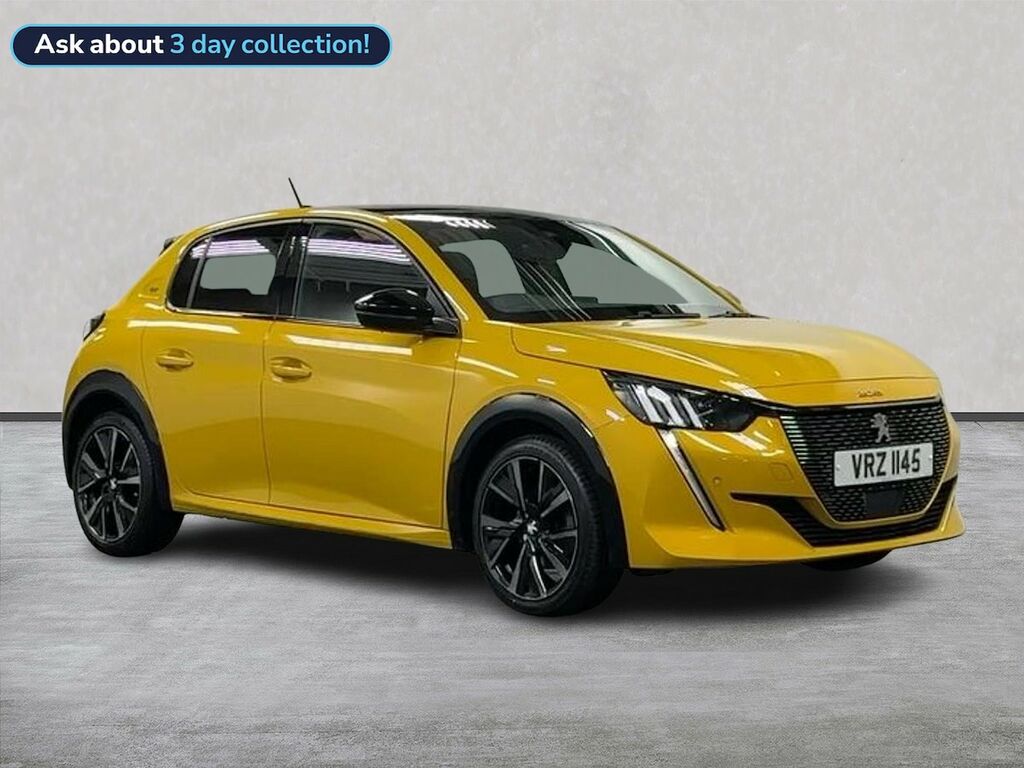 Peugeot 208 1.5 Bluehdi Gt Hatchback Euro 6 Yellow