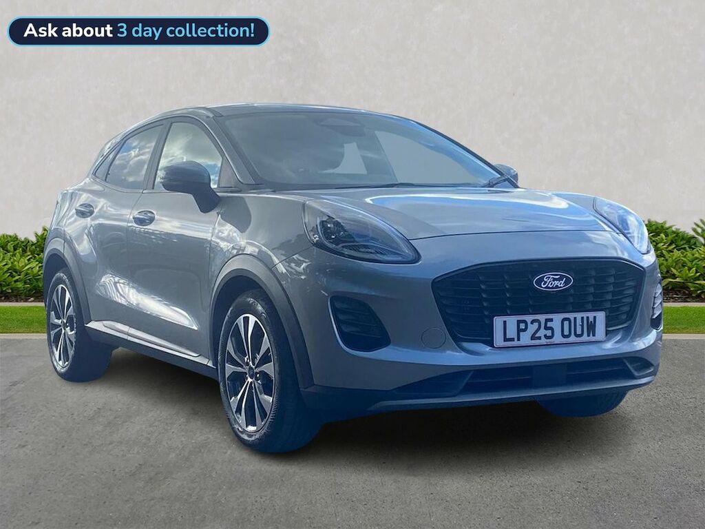 Ford Puma 1.0T Ecoboost Mhev Titanium Suv Hybrid LP25OUW Silver