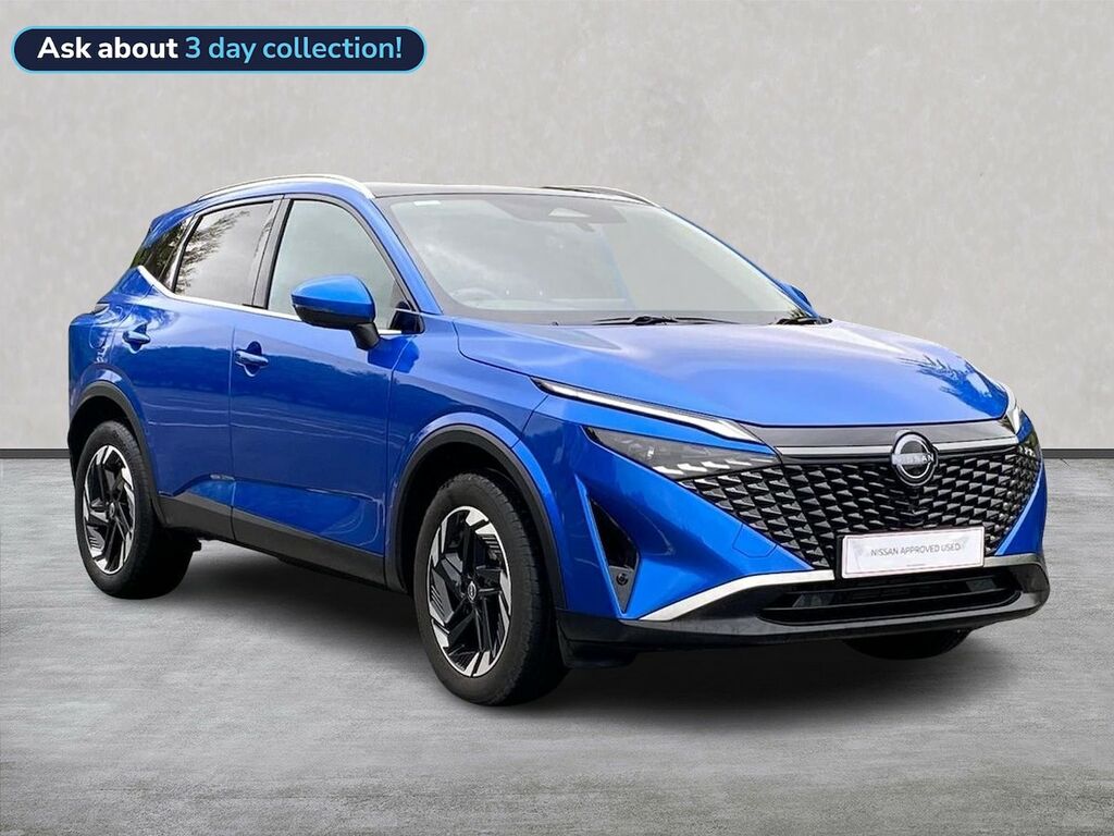 Nissan Qashqai 1.3 Dig-t Mhev N-connecta Suv Hybrid Xt OX25DPN Blue