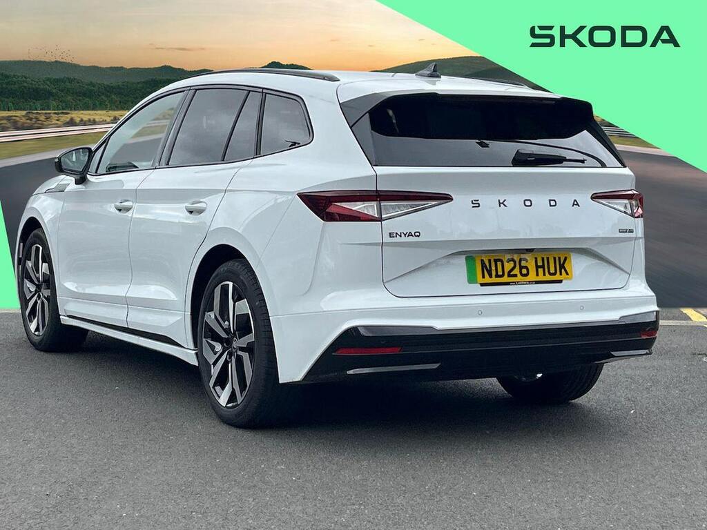 Skoda ENYAQ 210Kw 85 Sportline 82Kwh ND26HUK White #2