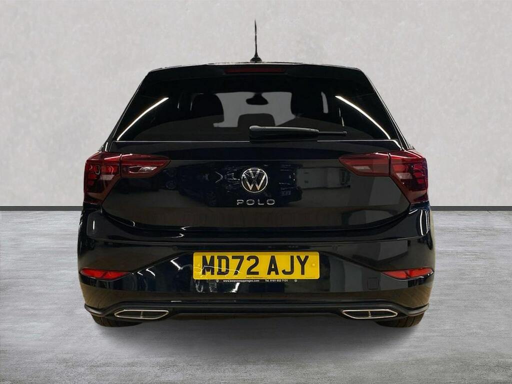 Volkswagen Polo 1.0 Tsi R-line Hatchback Dsg Euro 6 S MD72AJY Black #4