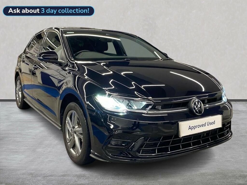 Volkswagen Polo 1.0 Tsi R-line Hatchback Dsg Euro 6 S MD72AJY Black