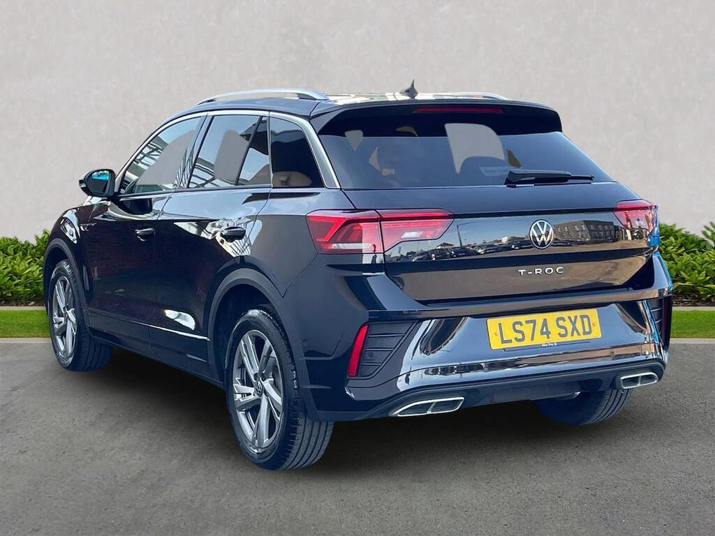 Volkswagen T-Roc 1.5 Tsi R-line Suv Dsg Euro 6 Ss 15 LS74SXD Black #2