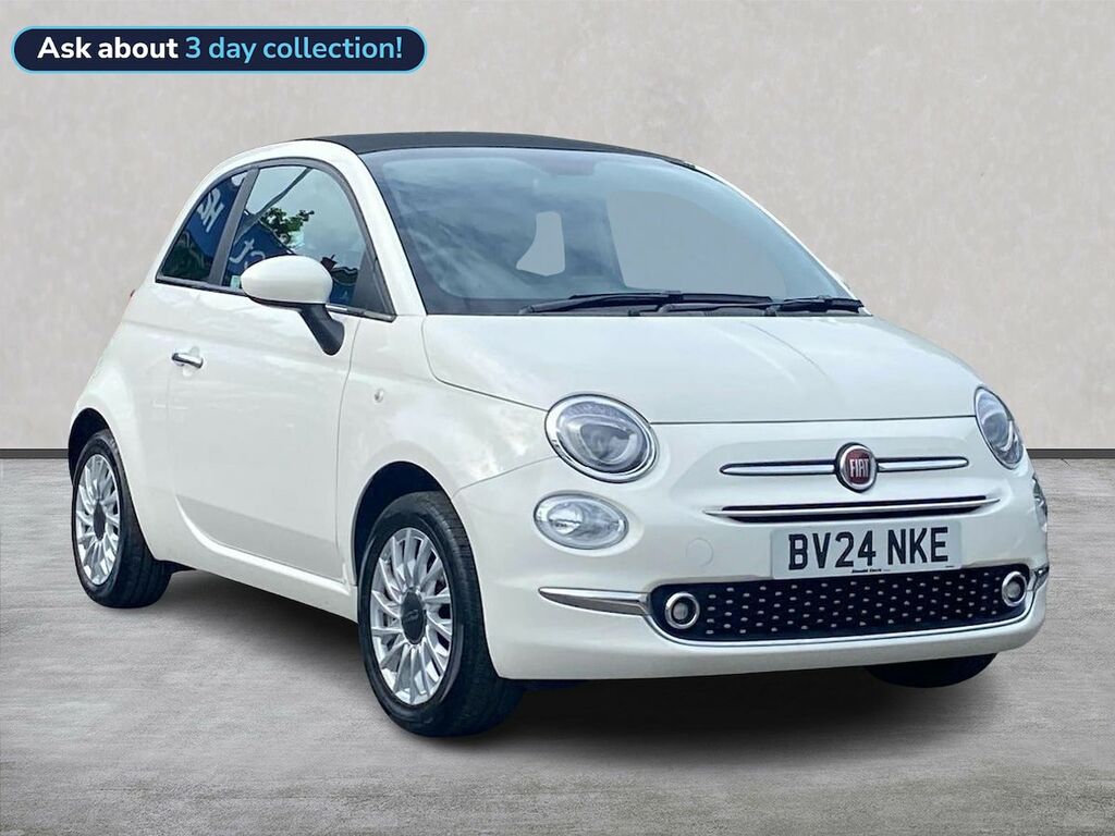 Fiat 500 1.0 Mhev Convertible Euro 6 Ss White