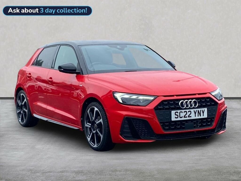 Audi A1 1.0 Tfsi 25 Black Edition Sportback Man Red