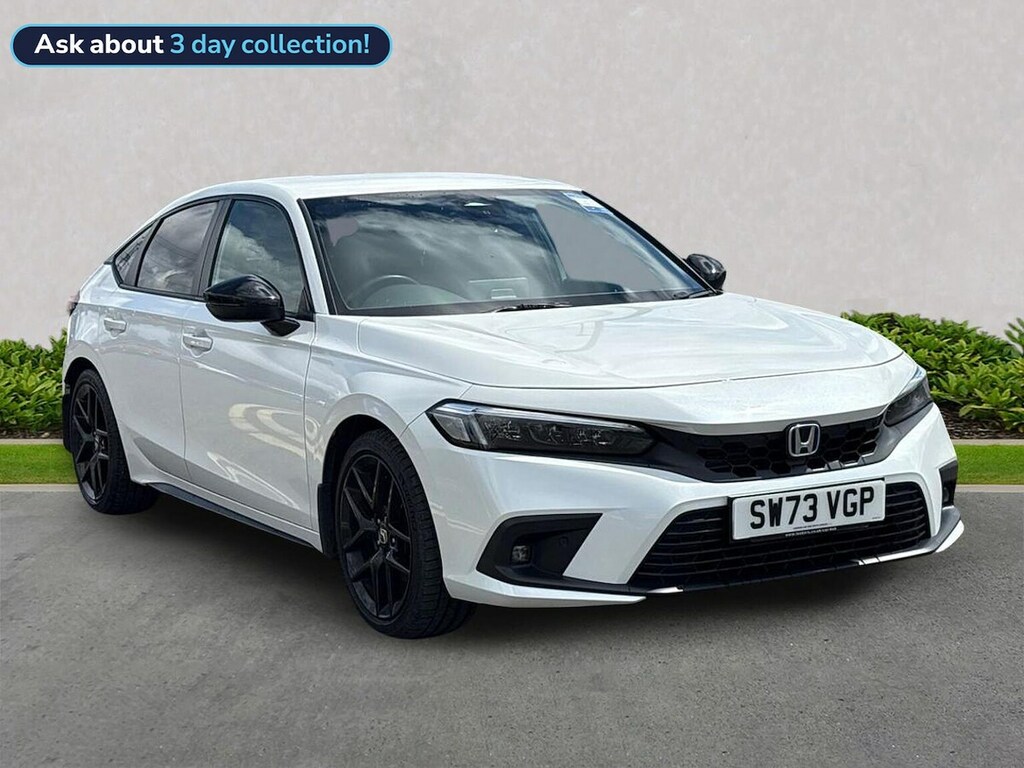 Honda Civic 2.0 H I-mmd Sport Hatchback Hybrid Ecvt White