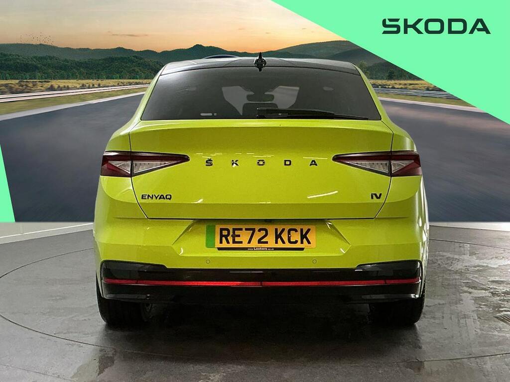 Skoda ENYAQ Iv 82Kwh Vrs Coupe 4Wd Dc135kw RE72KCK Green #4