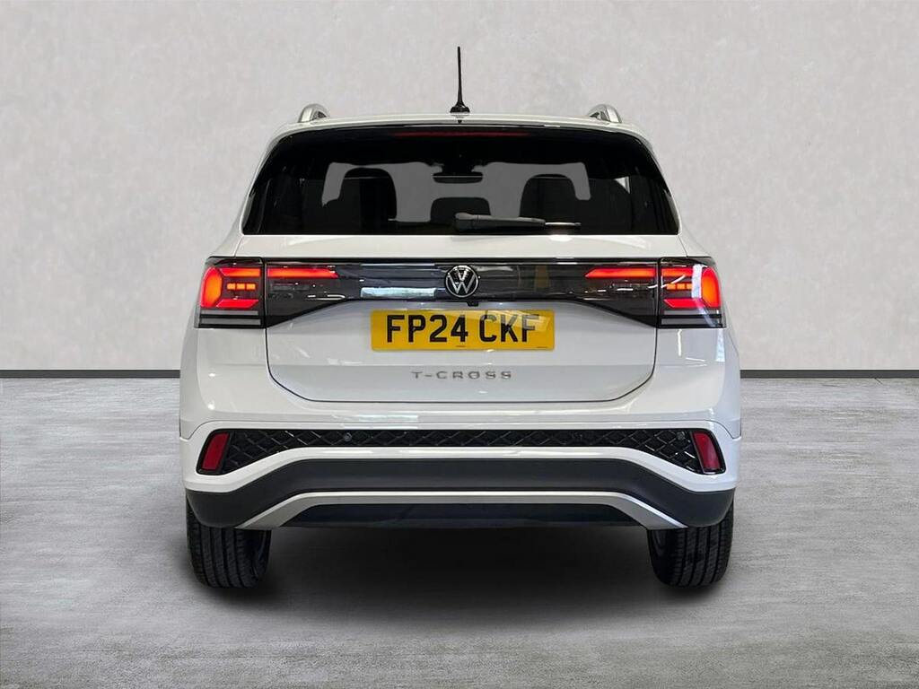Volkswagen T-Cross 1.0 Tsi R-line Suv Dsg Euro 6 Ss 11 FP24CKF White #4