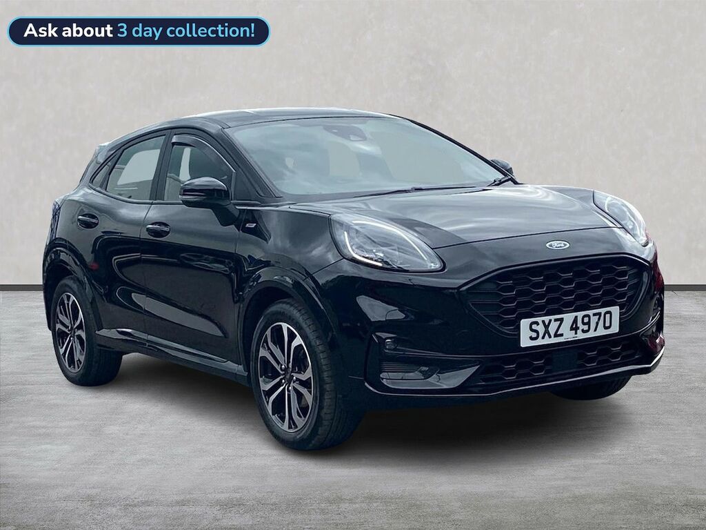 Ford Puma 1.0T Ecoboost Mhev St-line Suv Hybrid M Black