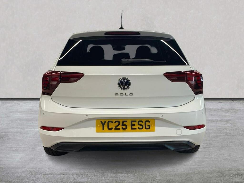 Volkswagen Polo 1.0 Tsi Match Hatchback Euro 6 YC25ESG White #4