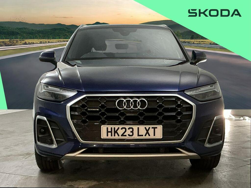 Audi Q5 2.0 Tfsi 45 S Line Suv S Tronic Quattro HK23LXT Blue #5