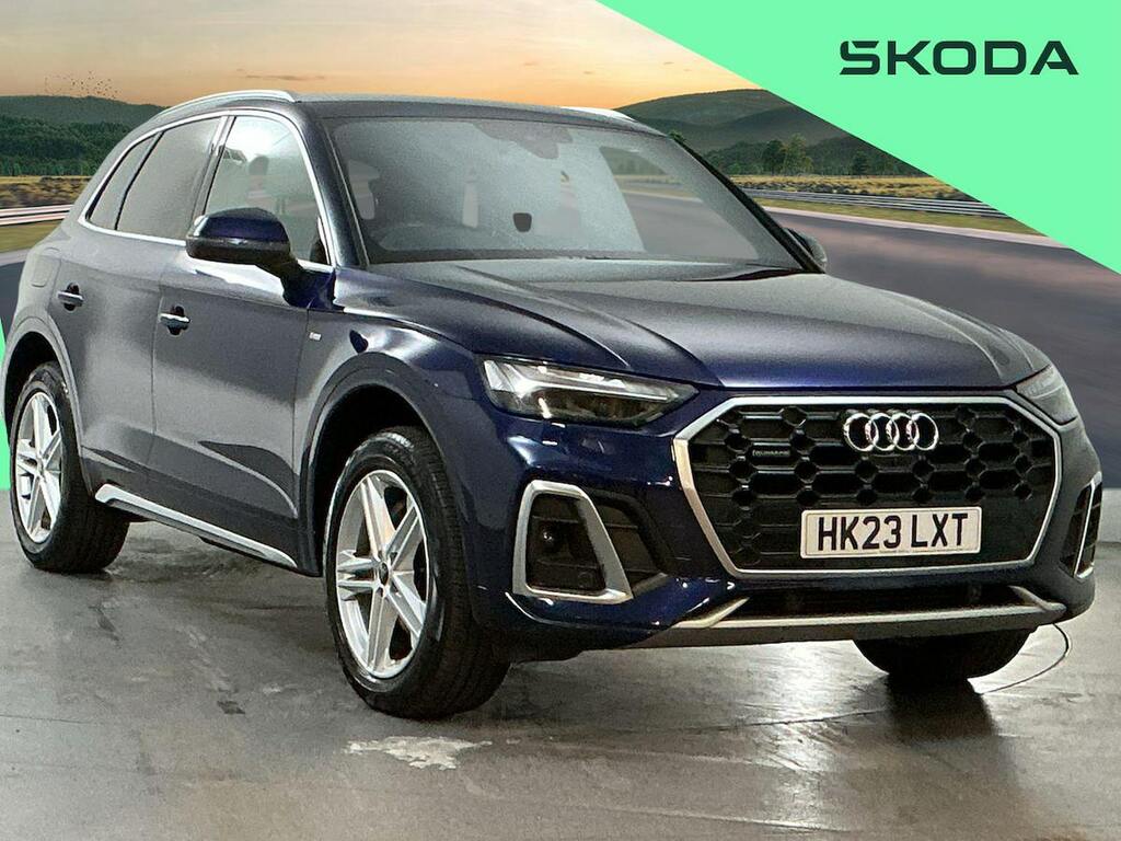 Audi Q5 2.0 Tfsi 45 S Line Suv S Tronic Quattro HK23LXT Blue
