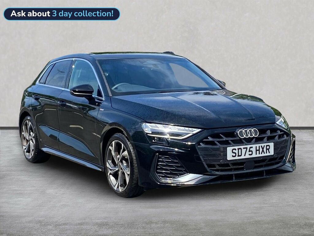 Audi A3 1.5 Tfsi S Line Sportback S Tronic Euro Black