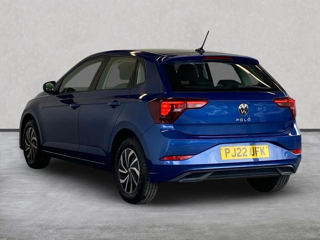 Volkswagen Polo 1.0 Tsi Life Hatchback Euro 6 S PJ22UFK Blue #2