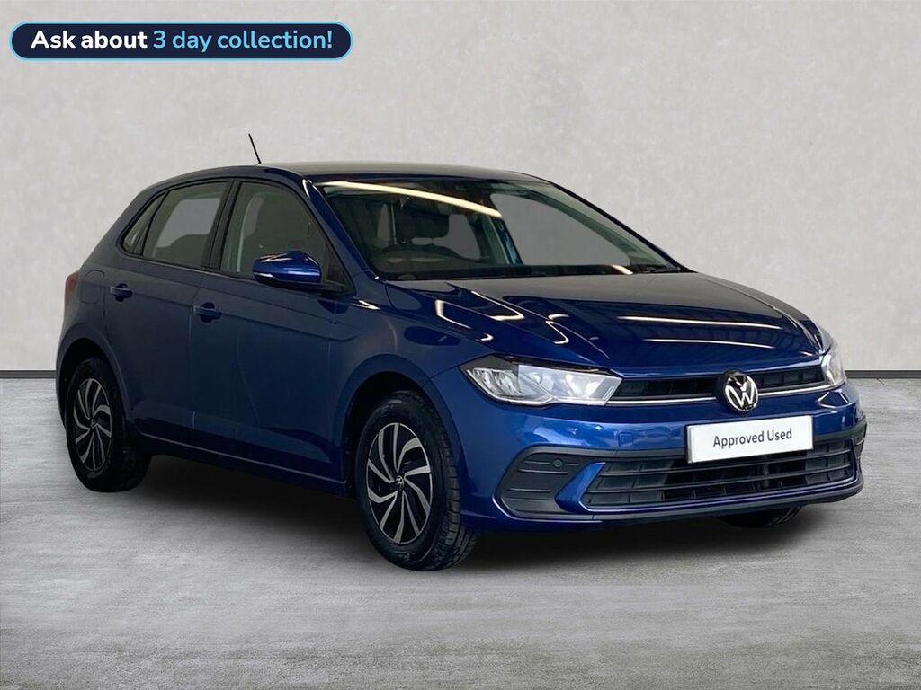 Volkswagen Polo 1.0 Tsi Life Hatchback Euro 6 S PJ22UFK Blue