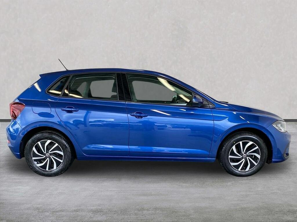 Volkswagen Polo 1.0 Tsi Life Hatchback Euro 6 S PJ22UFK Blue #3