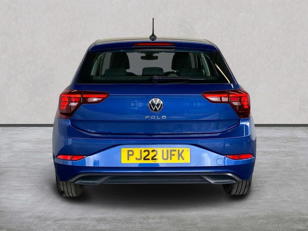 Volkswagen Polo 1.0 Tsi Life Hatchback Euro 6 S PJ22UFK Blue #4