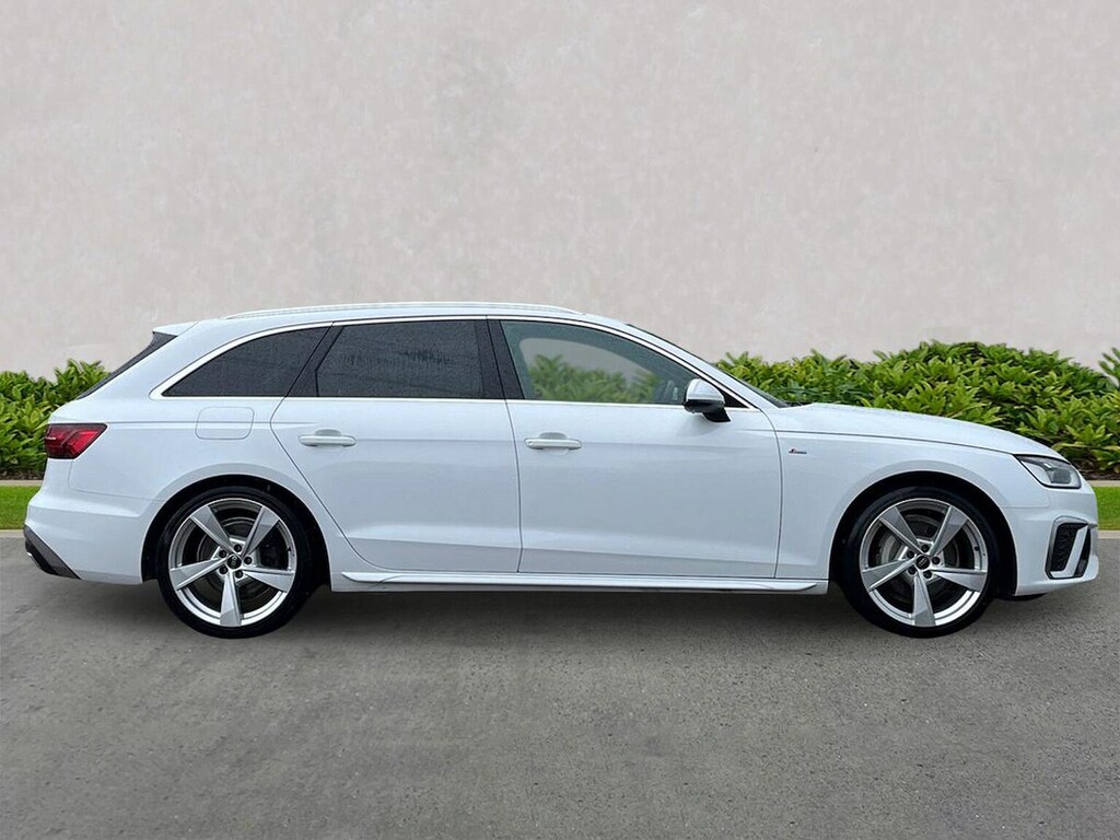 Audi A4 2.0 Tfsi 40 S Line Estate S Tronic Euro LS24YJJ White #3