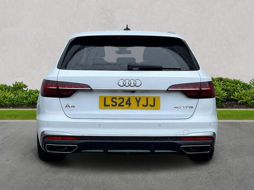 Audi A4 2.0 Tfsi 40 S Line Estate S Tronic Euro LS24YJJ White #4