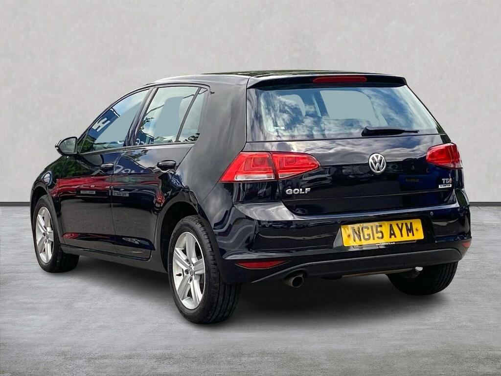 Volkswagen Golf 1.6 Tdi Bluemotion Tech Match Hatchback NG15AYM Black #2
