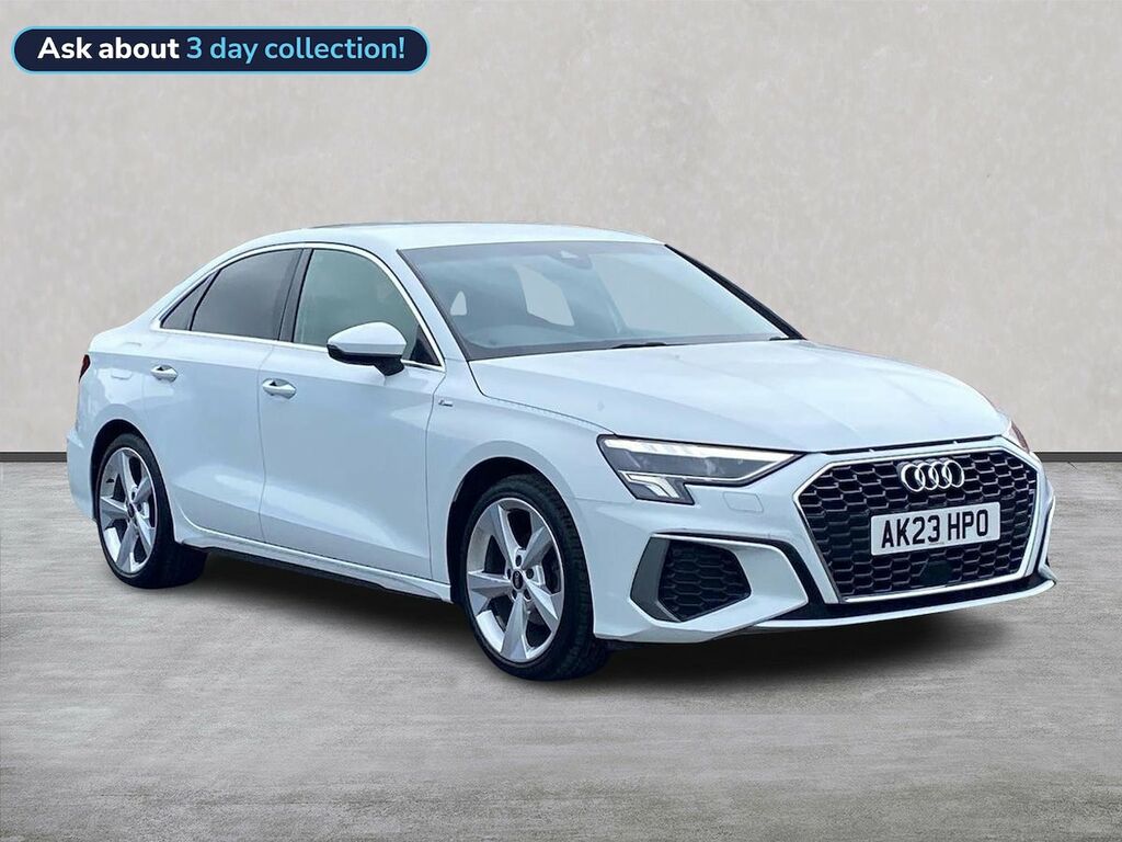 Audi A3 1.5 Tfsi 35 S Line Saloon Euro 6 White