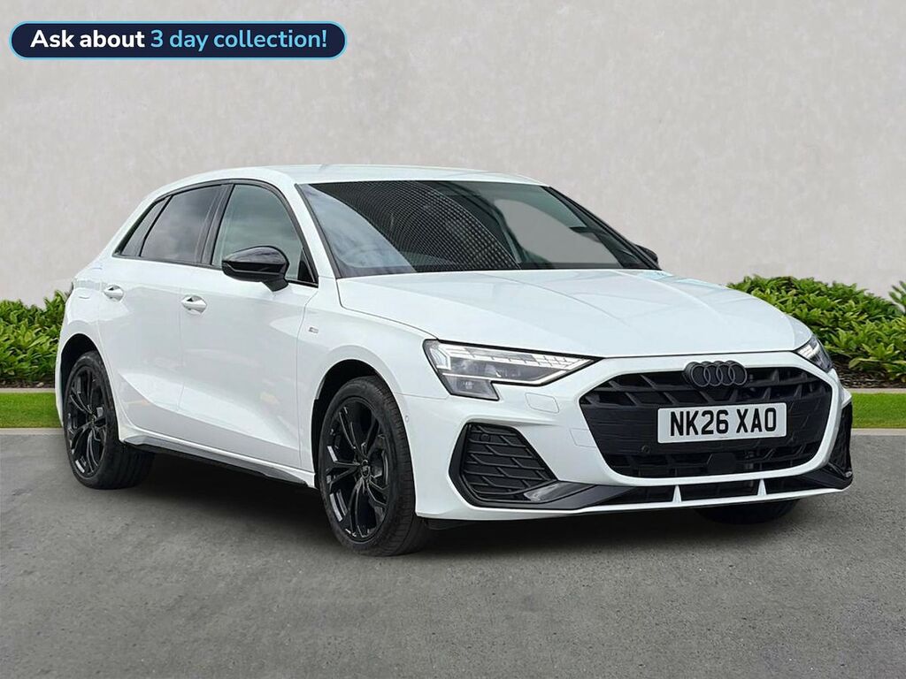 Audi A3 1.5 Tfsi E 204 Black Edition S Tronic White