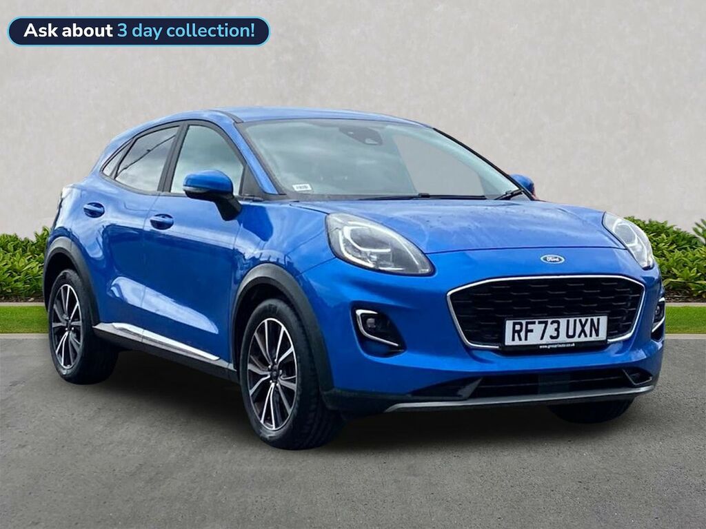 Ford Puma 1.0T Ecoboost Mhev Titanium Suv Hybrid Blue