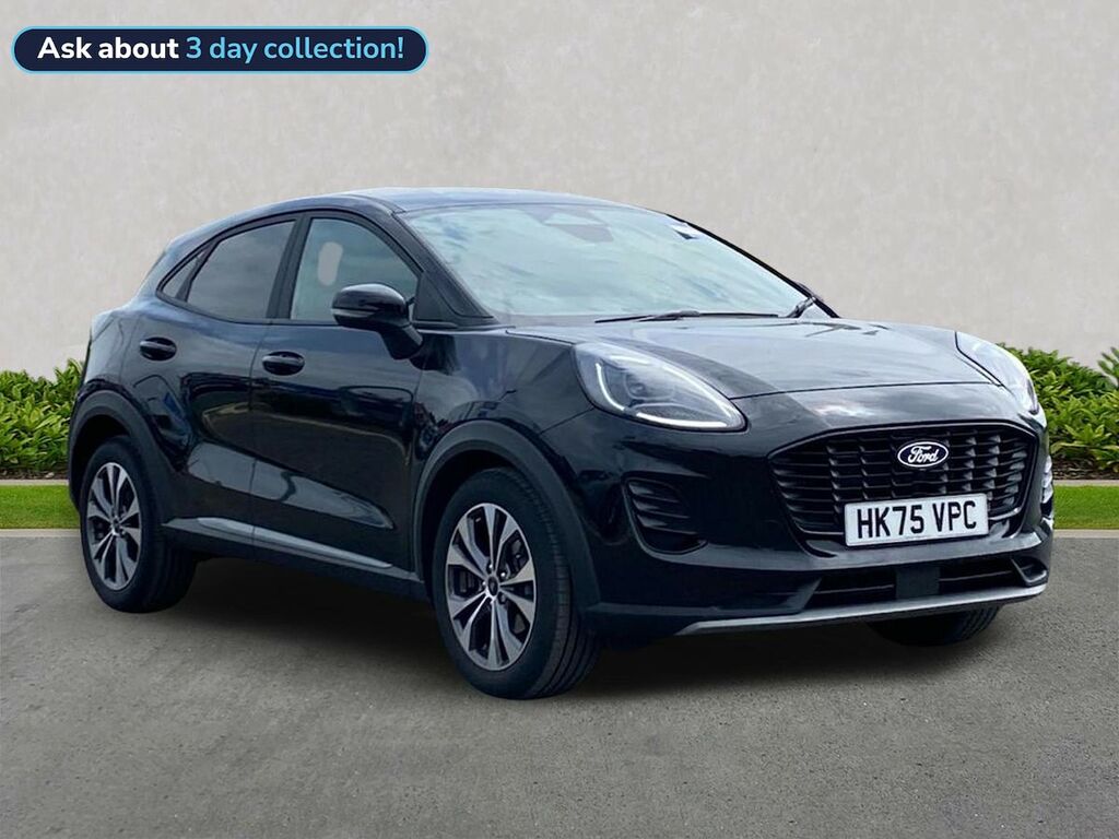 Ford Puma 1.0T Ecoboost Mhev Titanium Suv Hybrid Black