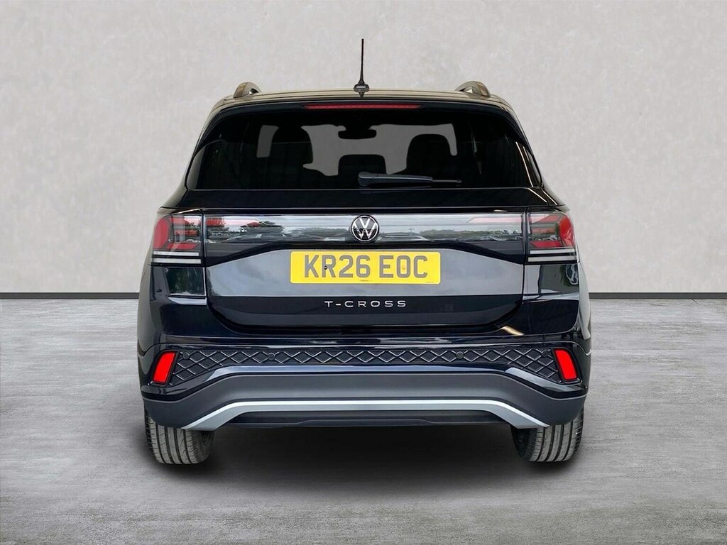 Volkswagen T-Cross 1.0 Tsi R-line Suv Dsg Euro 6 Ss 11 KR26EOC Black #4