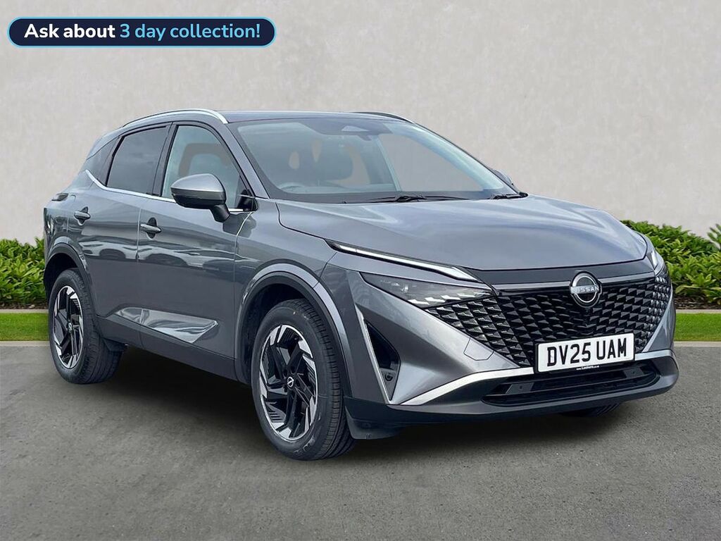 Nissan Qashqai 1.3 Dig-t Mhev N-connecta Suv Hybrid Xt DV25UAM Grey