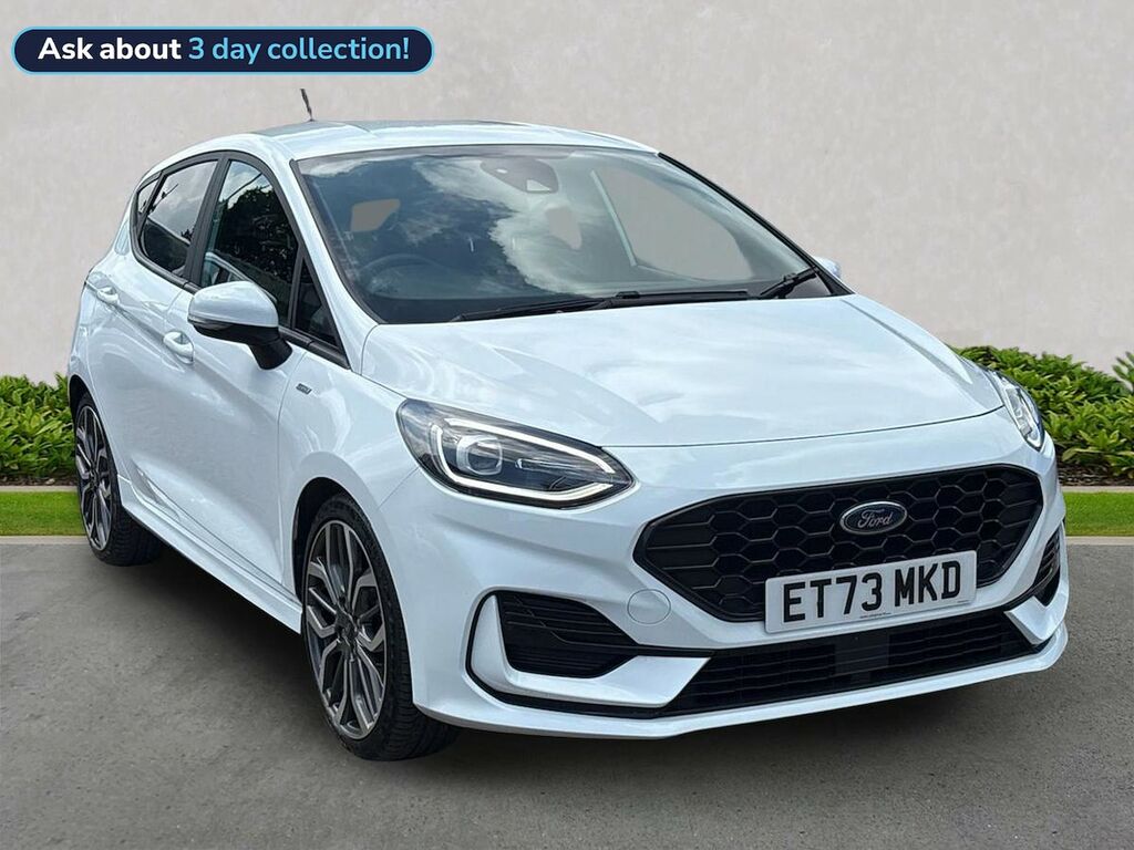 Ford Fiesta 1.0T Ecoboost Mhev St-line X Edition Hatchback White