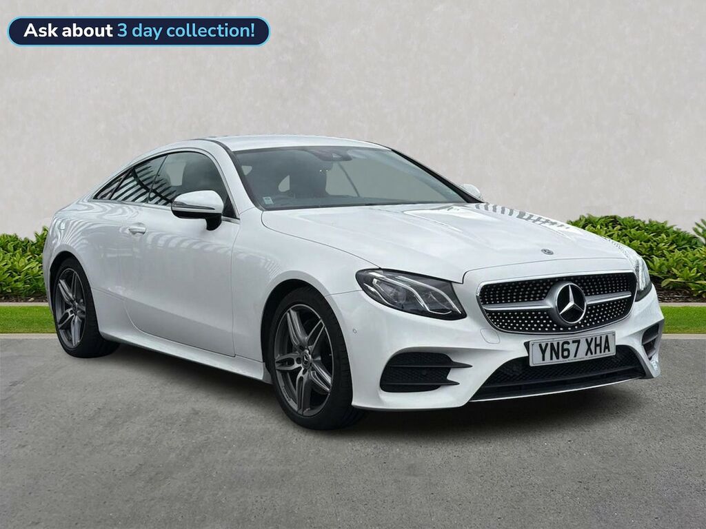 Mercedes-Benz E Class 2.0 E220d Amg Line Coupe G-tronic Euro White