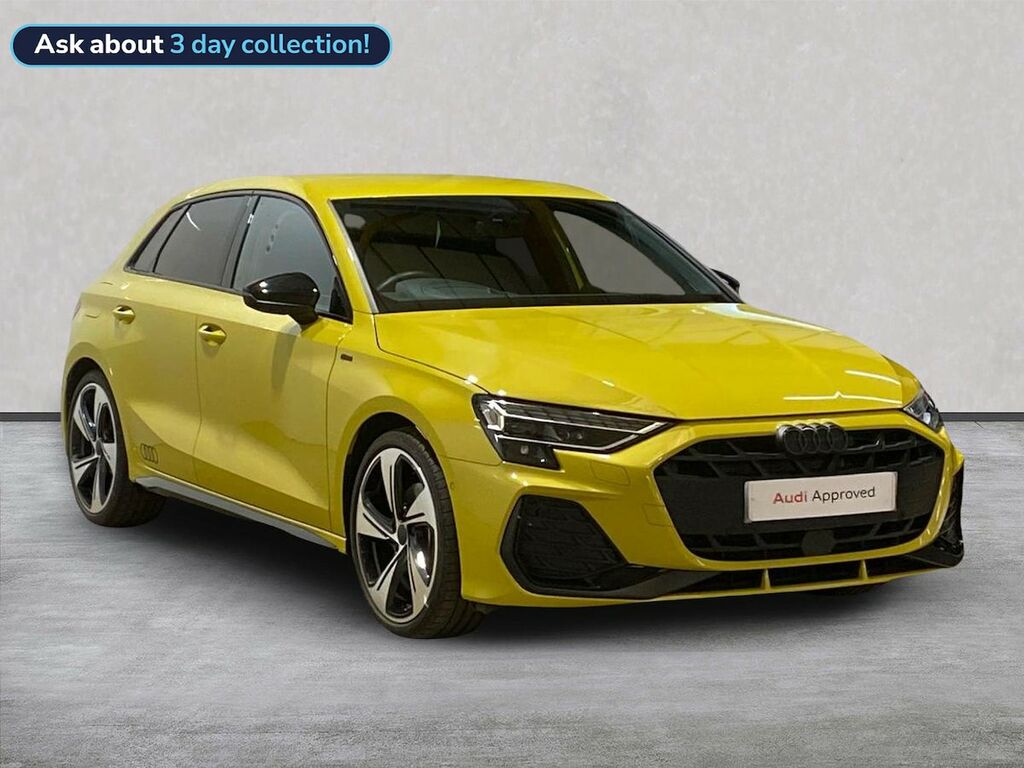 Audi A3 1.5 Tfsi 35 Black Edition Sportback S T Yellow