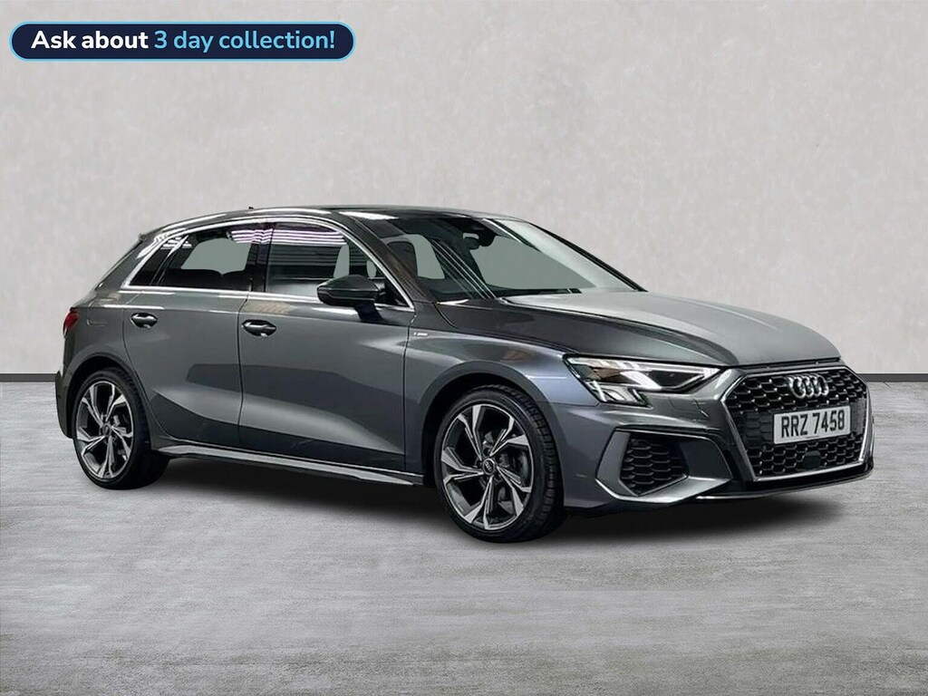 Audi A3 A3 30 Tfsi S Line S Tronic Hatchback Grey