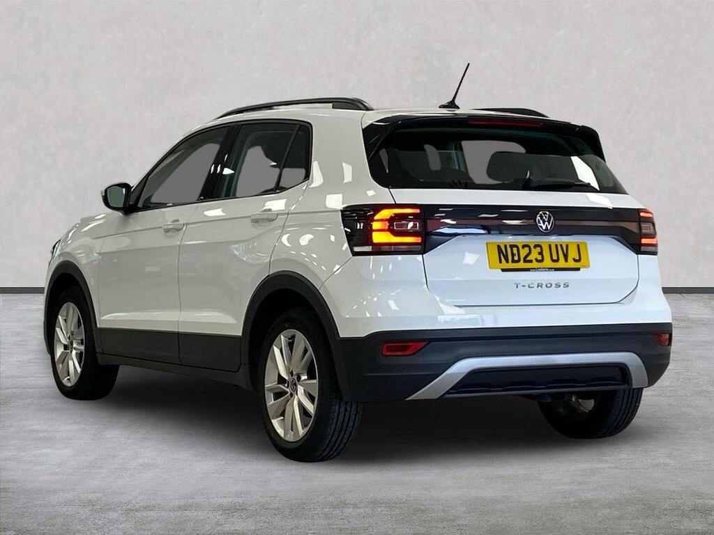 Volkswagen T-Cross 1.0 Tsi Se Suv Euro 6 Ss 95 ND23UVJ White #2