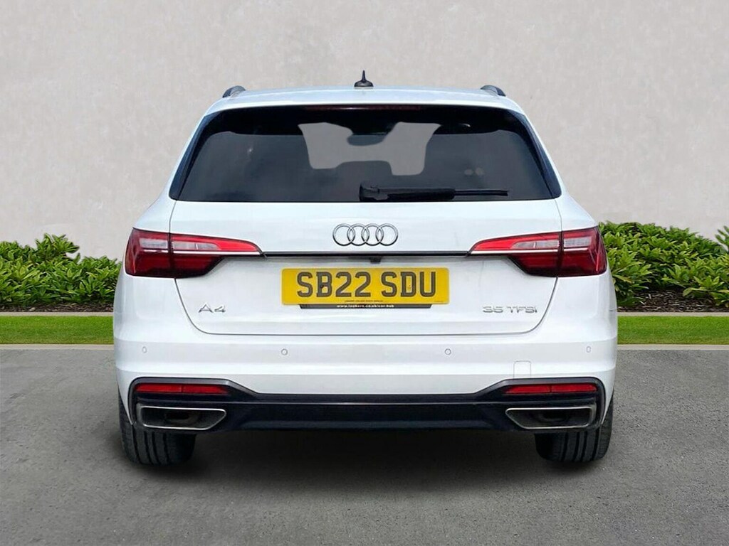 Audi A4 2.0 Tfsi 35 Sport Edition Estate S Tron SB22SDU White #4