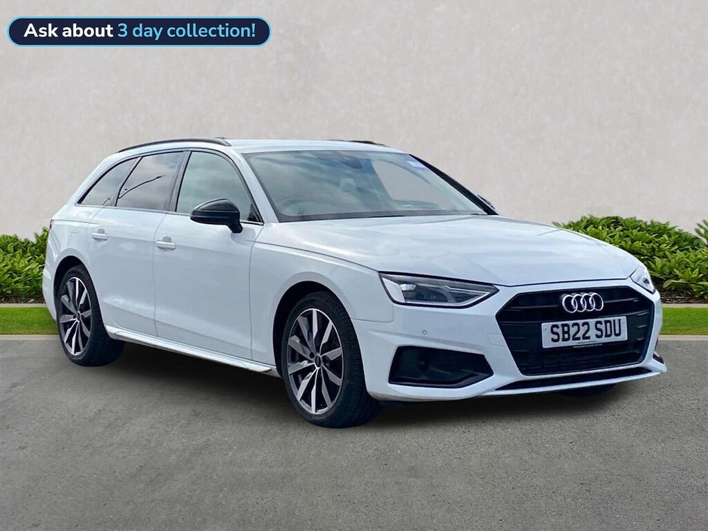 Audi A4 2.0 Tfsi 35 Sport Edition Estate S Tron White