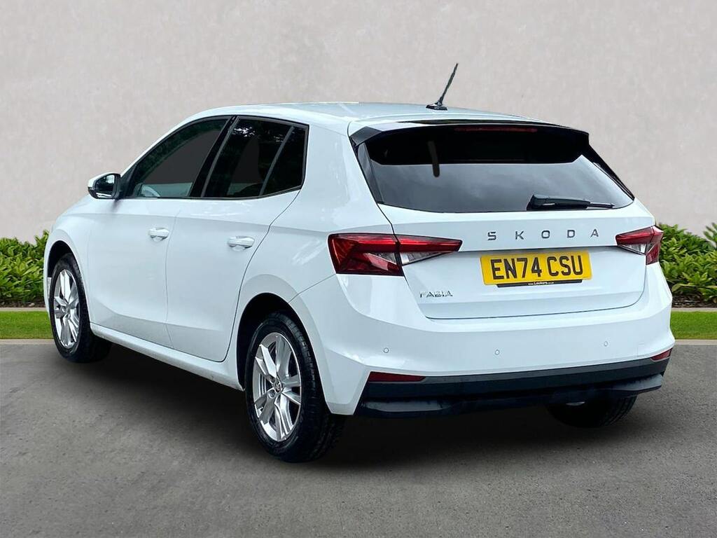 Skoda Fabia 1.0 Tsi Se L Hatchback Dsg Euro 6 Ss EN74CSU White #2