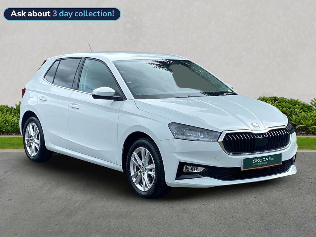 Skoda Fabia 1.0 Tsi Se L Hatchback Dsg Euro 6 Ss White