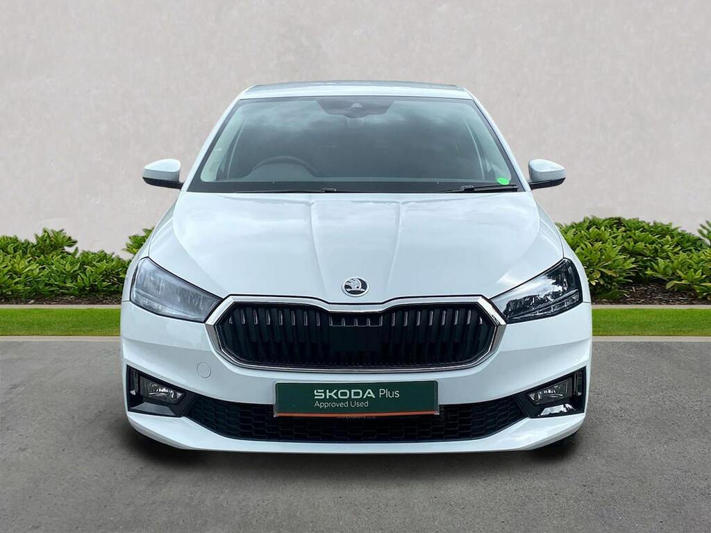 Skoda Fabia 1.0 Tsi Se L Hatchback Dsg Euro 6 Ss EN74CSU White #5
