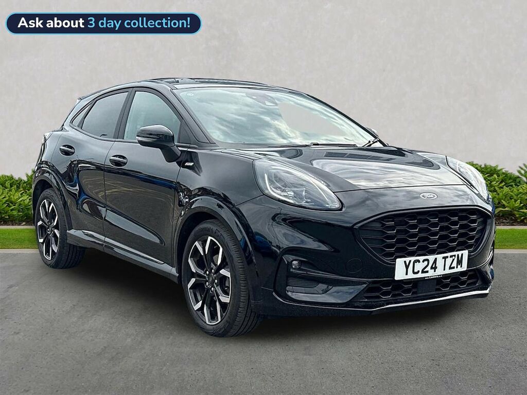 Ford Puma 1.0T Ecoboost Mhev St-line X Suv Hybrid YC24TZM Black