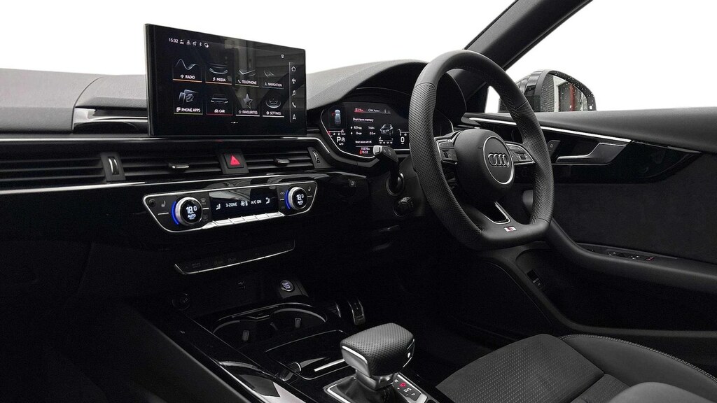 Audi A4 2.0 Tfsi 40 Black Edition Estate S Tron MD24KBF White #5
