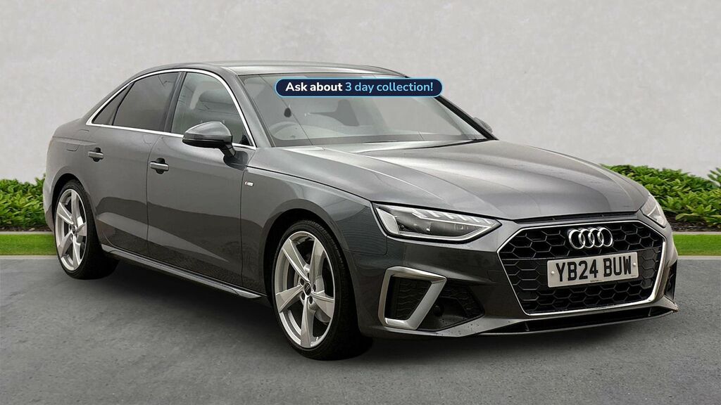Audi A4 2.0 Tfsi 40 S Line Saloon S Tronic Euro YB24BUW Grey